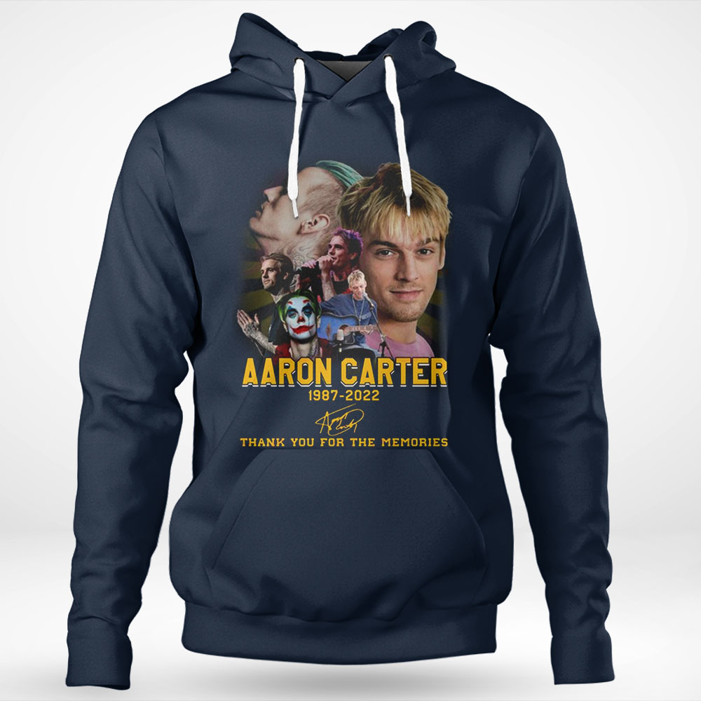 Aaron Carter 1987 – 2022 Thank You For The Memories T-shirt