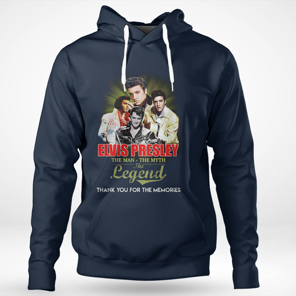 Elvis Presley The Man – The Myth – The Legend Thank You For The Memories T-shirt