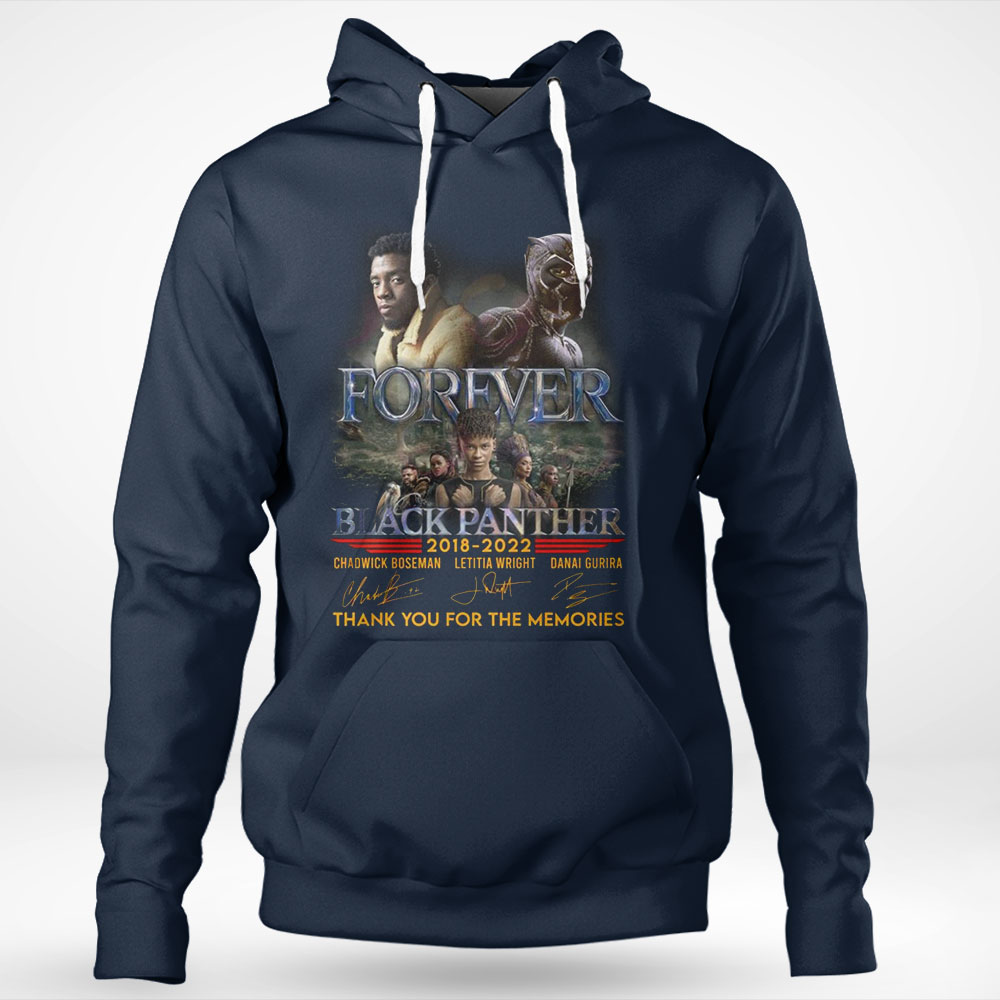 Forever Black Panther 2018 – 2022 Thank You For The Memories T-shirt
