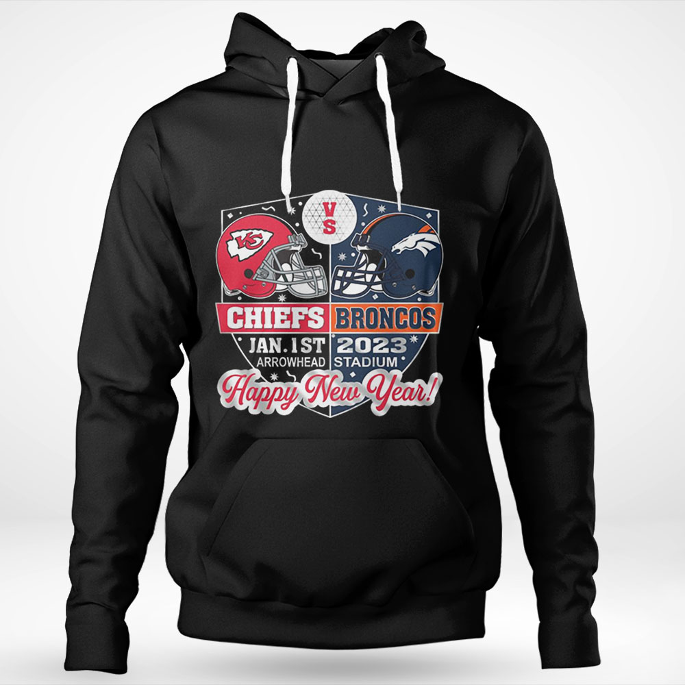 Kansas City Chiefs Vs Denver Broncos Jan 1st 2023 Arrowhead Stadium Happy New Year Shirt