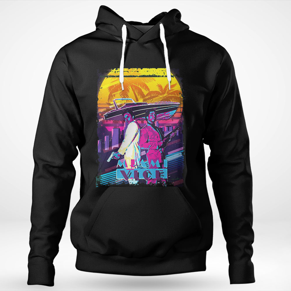 Miami Vice Works Products Terrible Dictionary Sonny And Rico Retro Art Amelie Lens Shirt