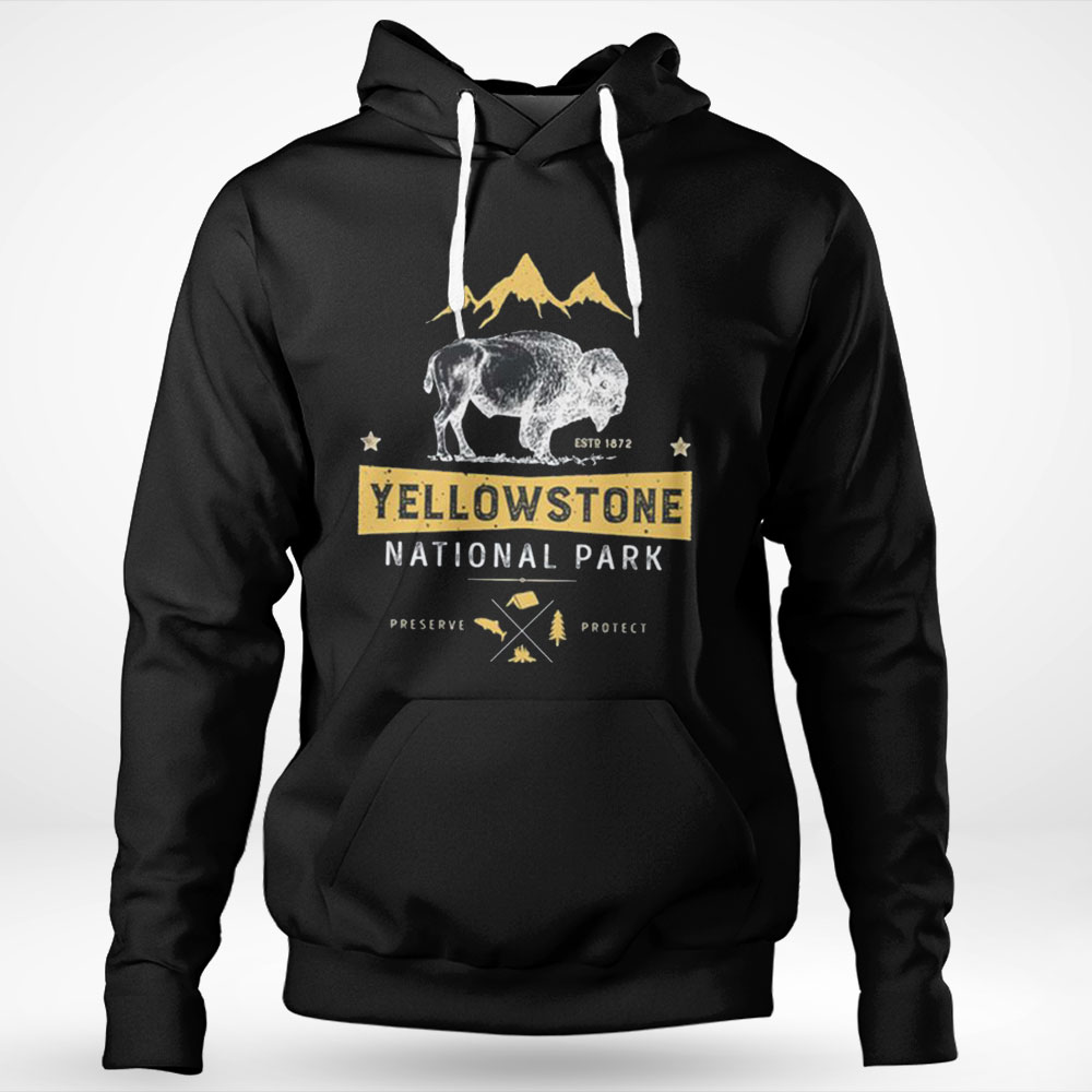 Yellowstone National Park Bison Buffalo Sweatshirt