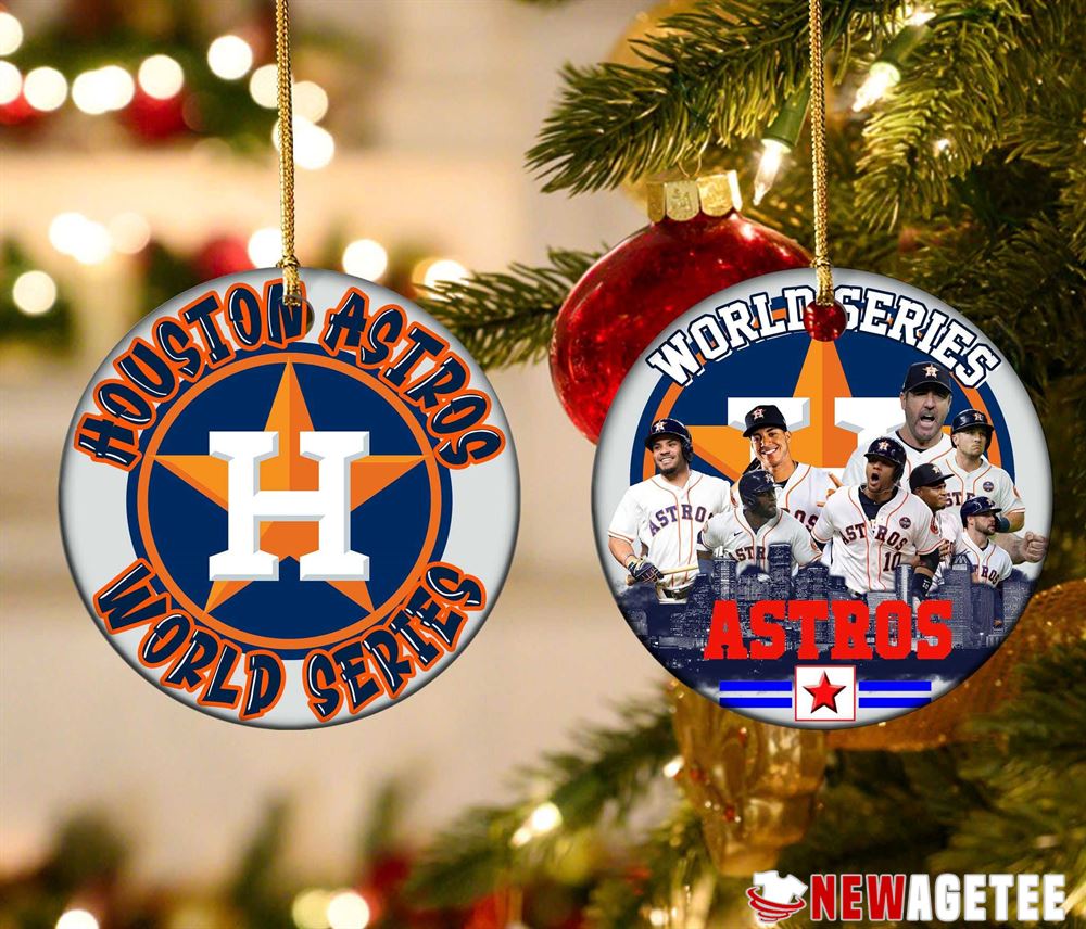 Houston Astros World Series 2022 Christmas Ornament Holiday Gift