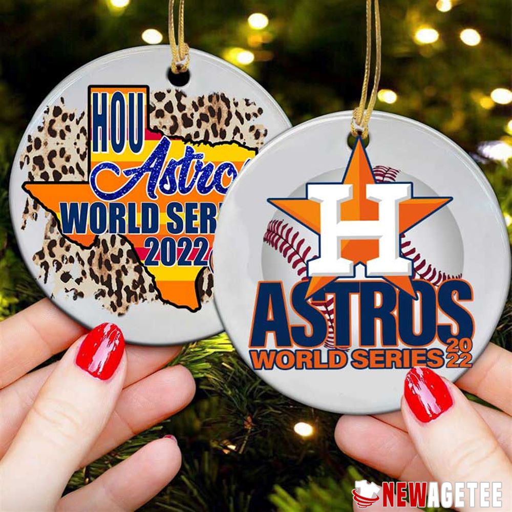 Baseball Houston Astros World Series 2022 Christmas Ornaments Xmas Tree Decor