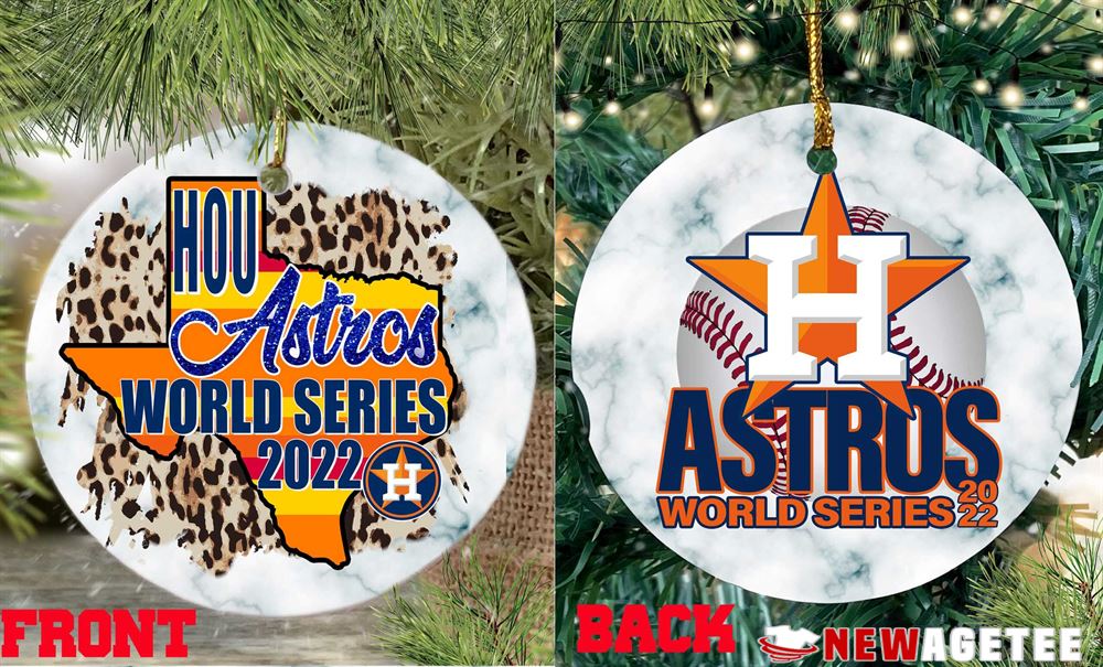 Baseball Houston Astros World Series 2022 Christmas Ornaments Xmas Tree Decor