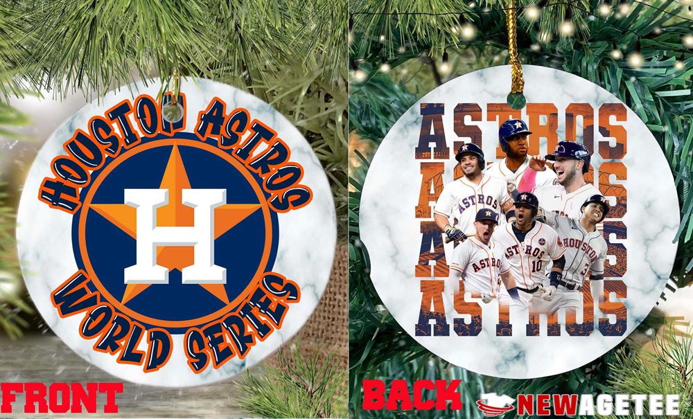 Houston Astros Wincraft World Series 2022 Champions Christmas Ornament