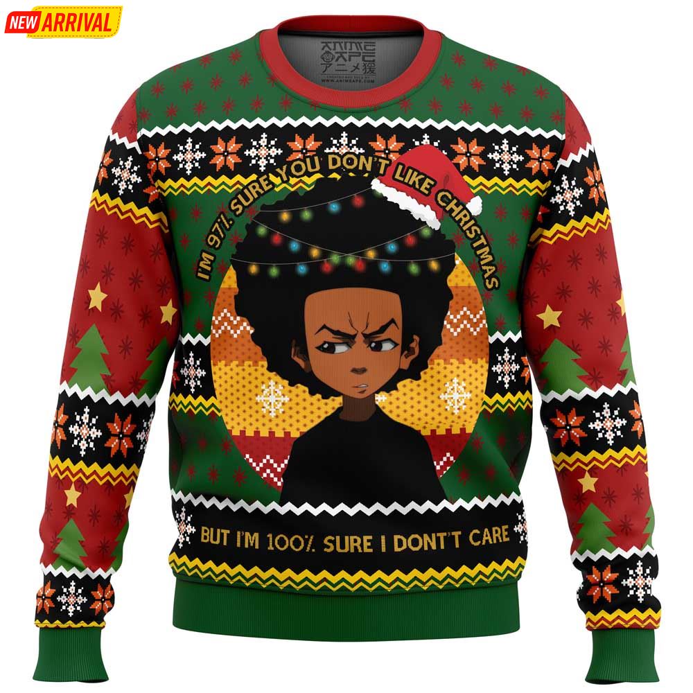 Huey Freeman The Boondocks Ugly Christmas Sweater