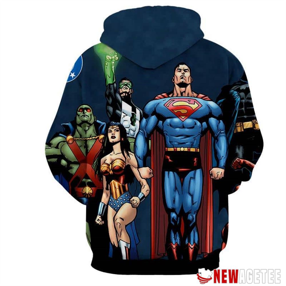 Jla Superheroes Justice Symbol Unisex Hoodie
