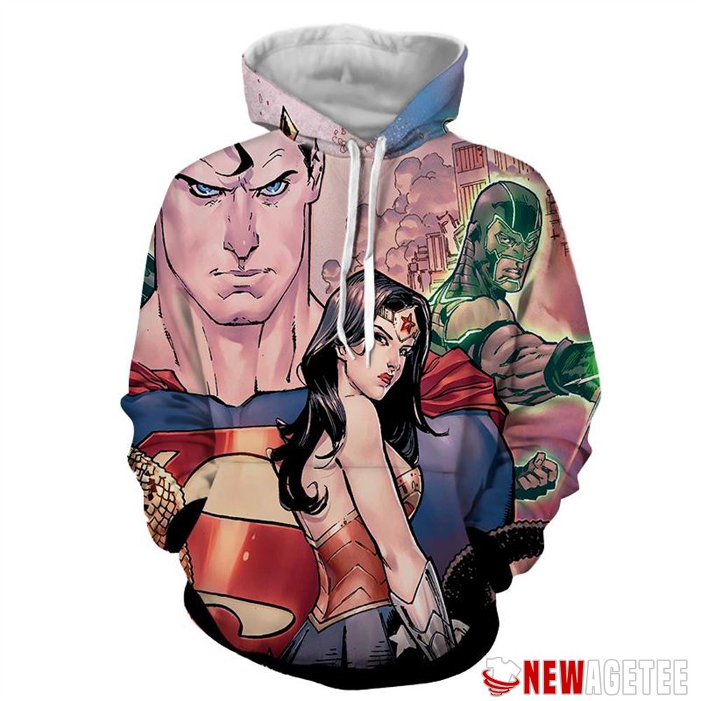 Jla Superman Aquaman Unisex Hoodie