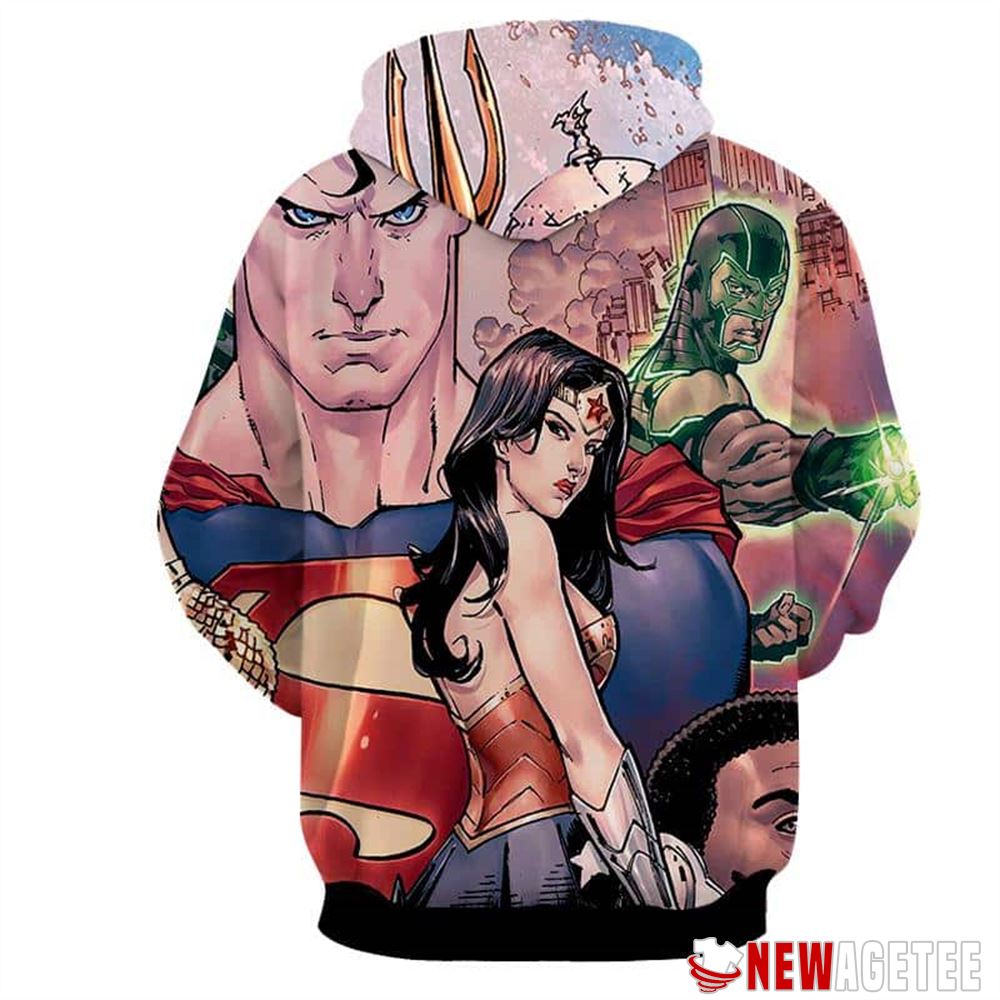 Jla Superman Aquaman Unisex Hoodie