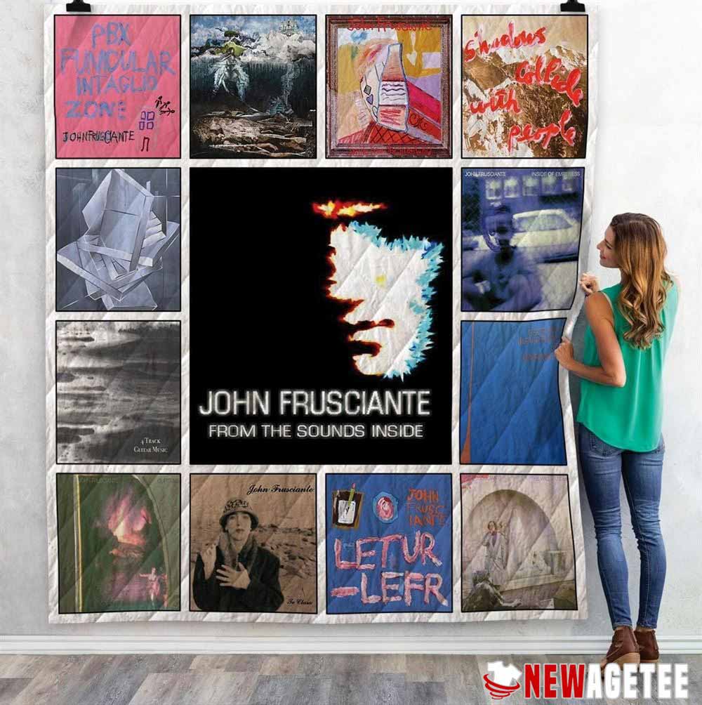 John Frusciante Albums Queen Fleece Blanket John Frusciante Albums Queen Fleece Blanket