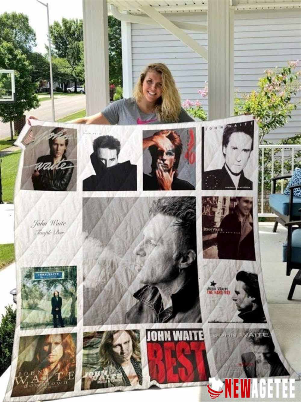 John Waite Albums Cover Soft Fleece Blanket John Waite Albums Cover Soft Fleece Blanket