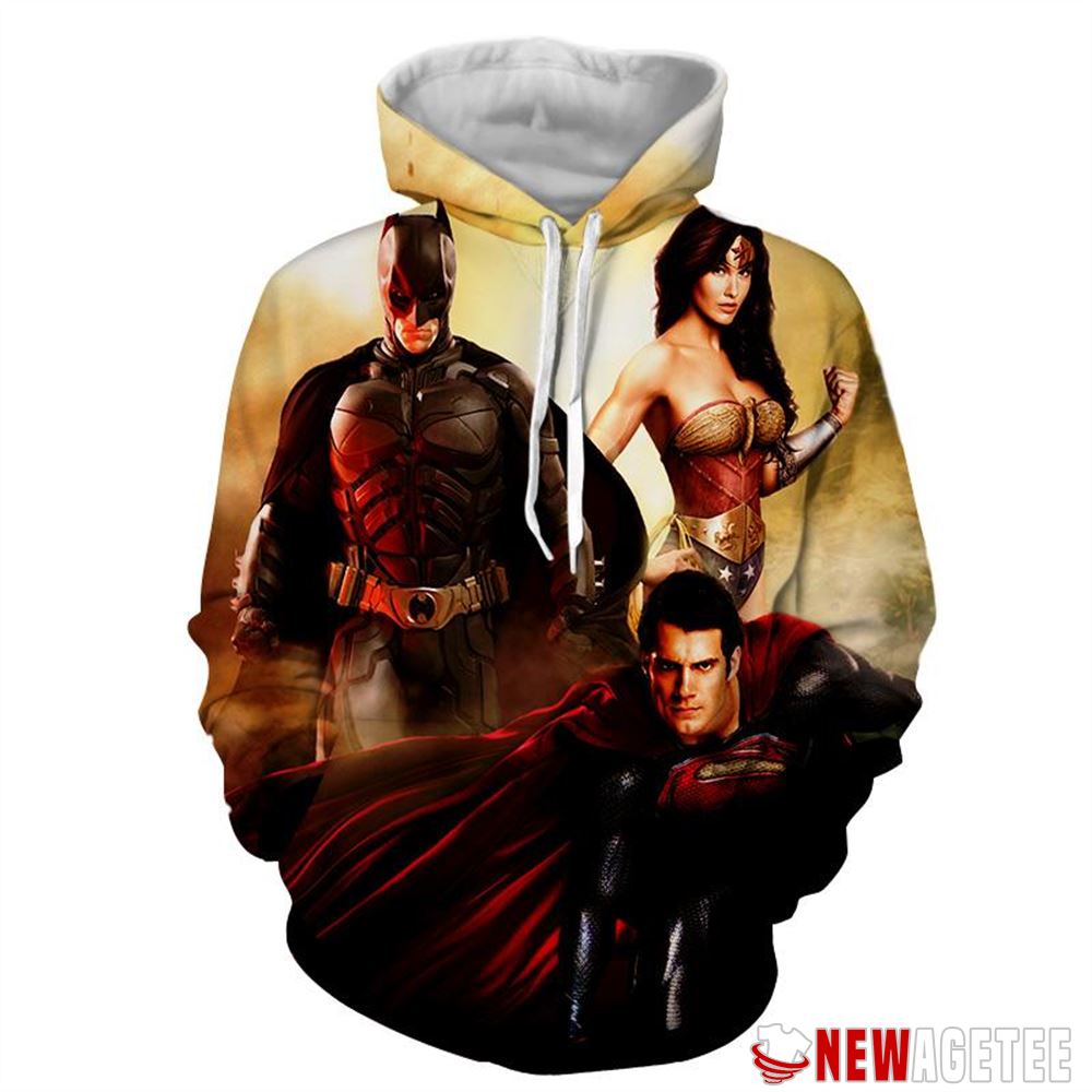 Justice League Perfect Trinity Unisex Hoodie
