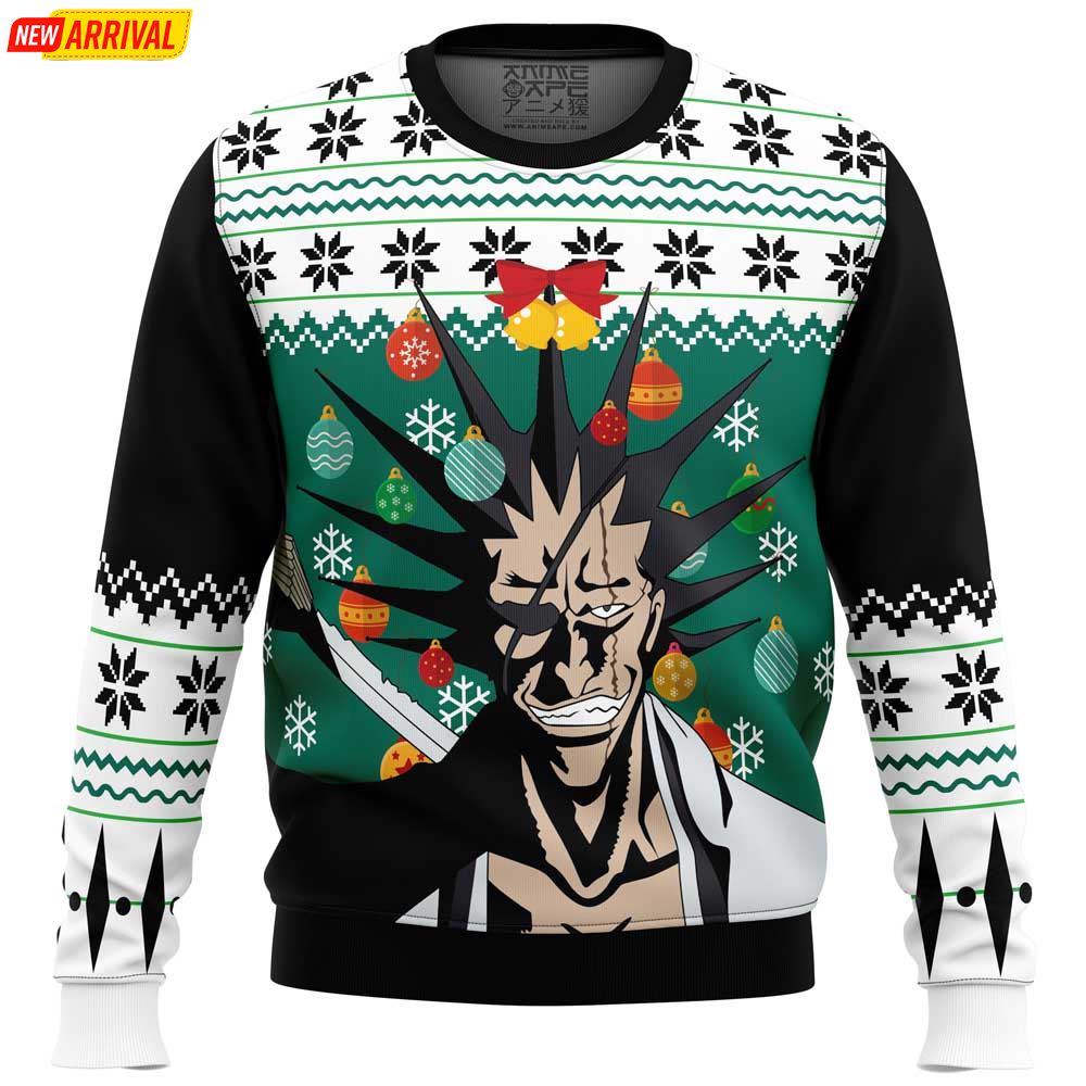 Kenpachi Zaraki Bleach Ugly Christmas Sweater