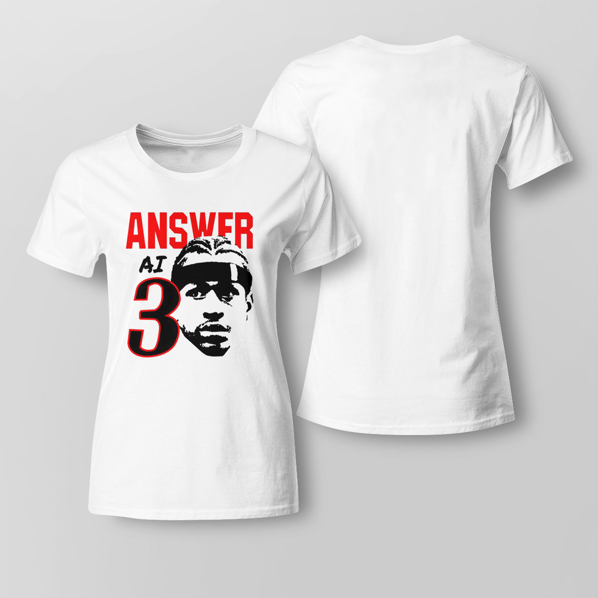 The Answer 3 The Ai Allen Iverson Basketball Hoodie Shirt