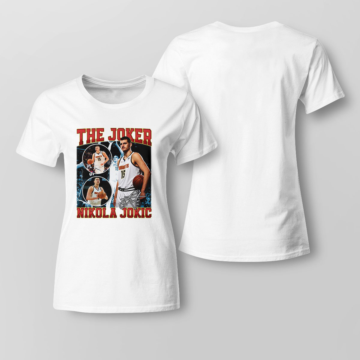 The Joker Basketball Denver Signature Vintage Nikola Jokic Hoodie Shirt