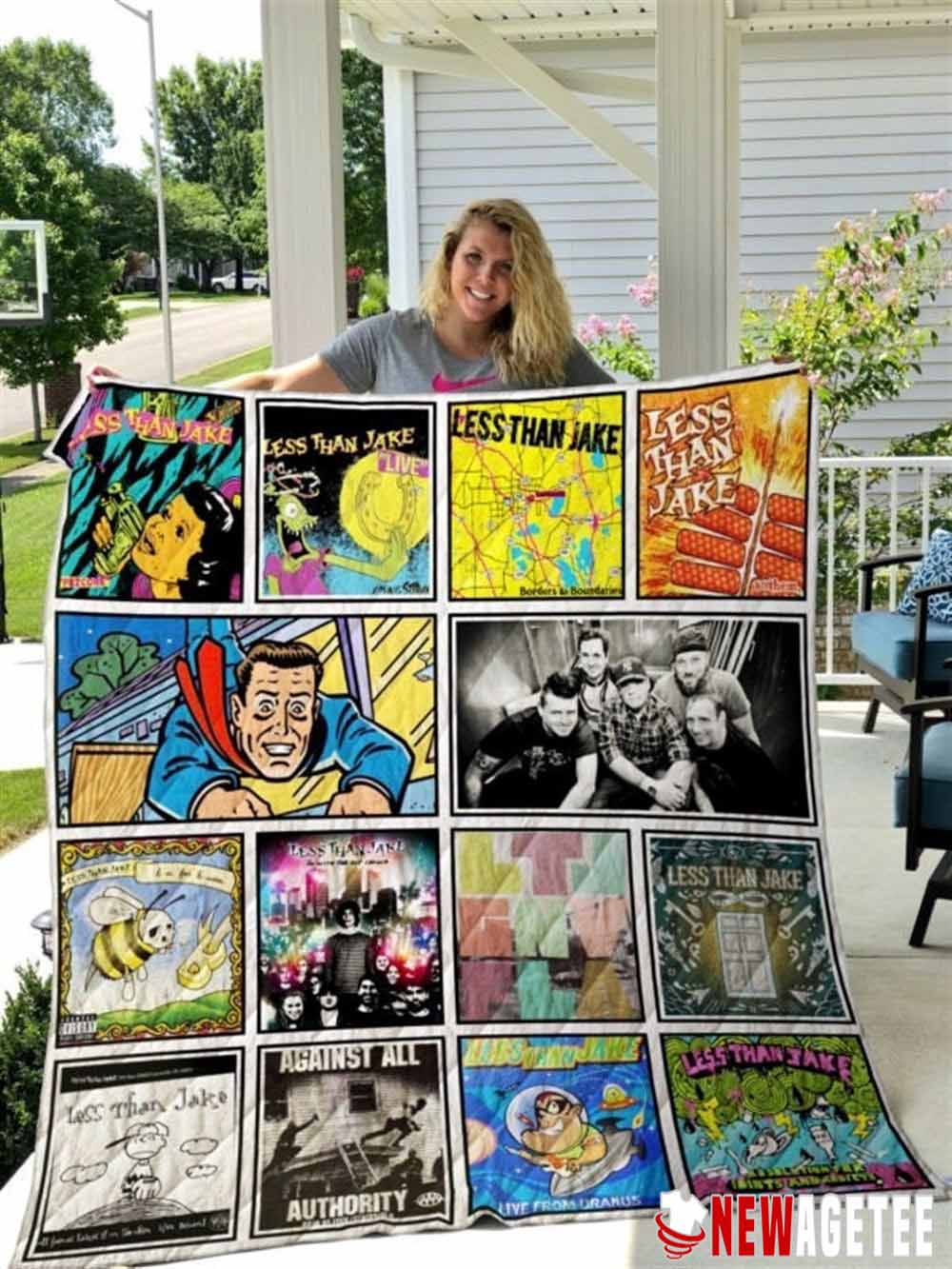 Less Than Jake Queen Fleece Blanket Less Than Jake Queen Fleece Blanket