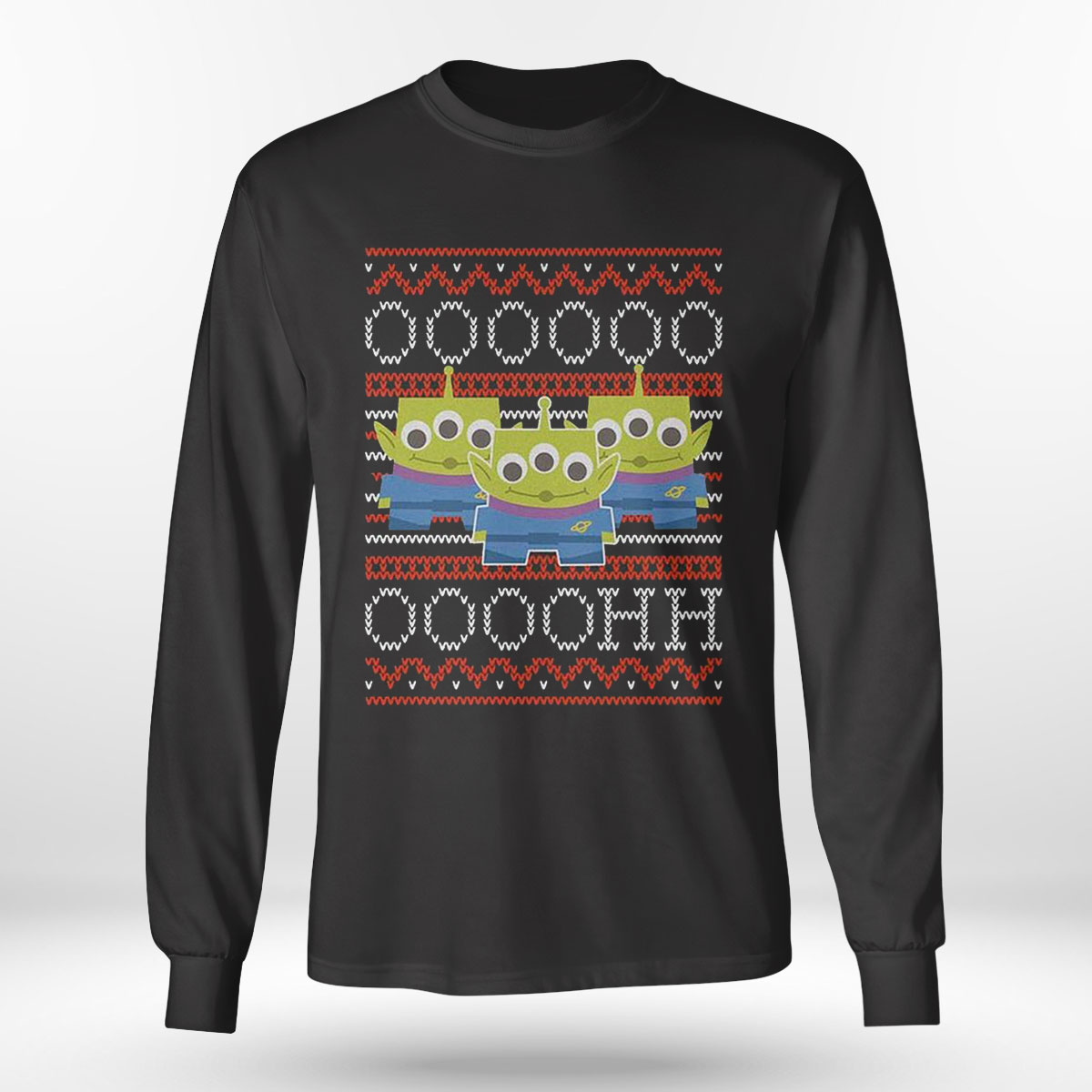 Disney Pixar Toy Story Ooh Aliens Ugly Christmas Girls Slouchy Sweatshirt Disney Pixar Toy Story Ooh Aliens Ugly Christmas Girls Slouchy Sweatshirt