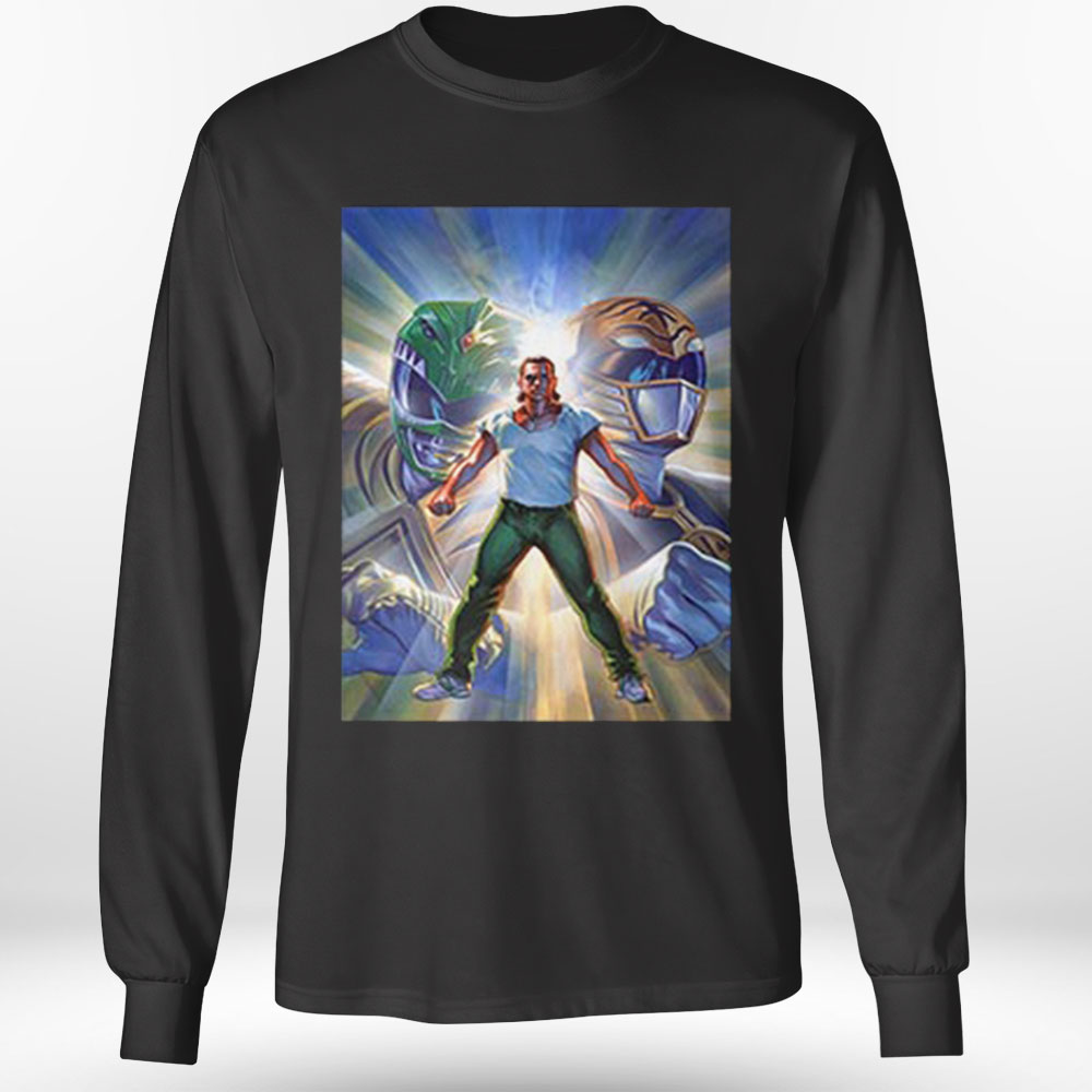 Rip Jason David Frank Shirt Tommy Oliver Power Rangers Green-white Ranger Shirt Rip Jason David Frank Shirt Tommy Oliver Power Rangers Green-white Ranger Shirt