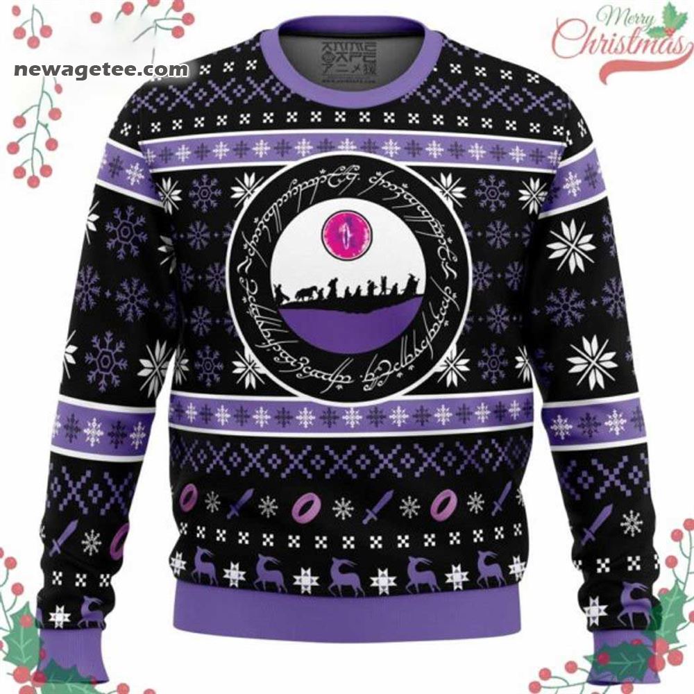 Lotr Tolkien Symbol Ugly Christmas Sweater