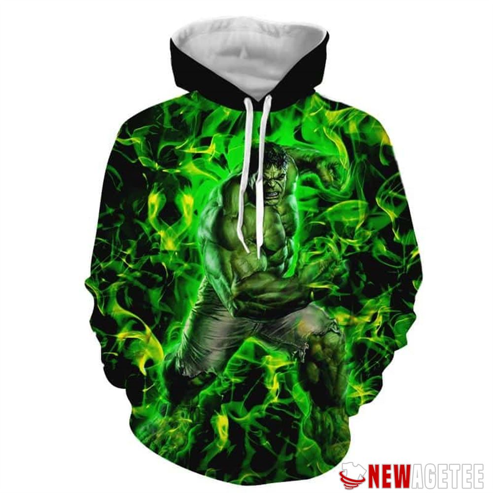 Marvel The Incredible Hulk Green Vibrant Unisex Hoodie