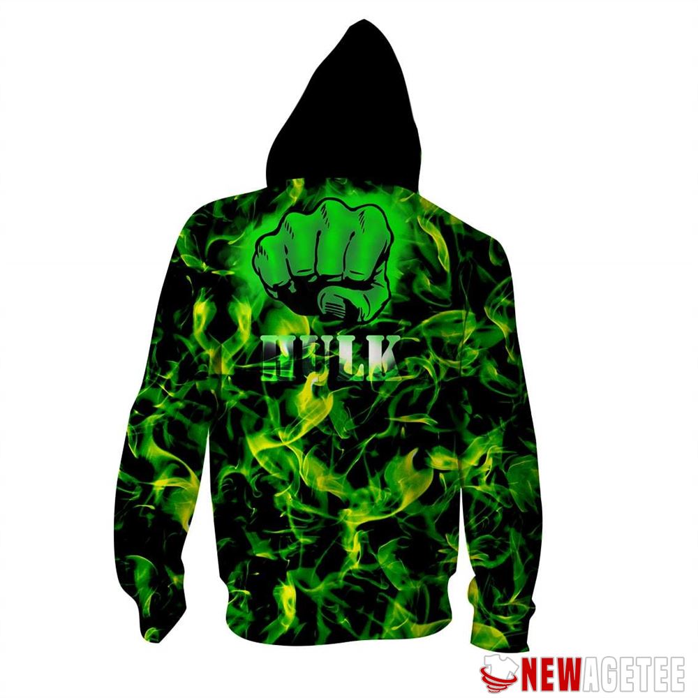 Marvel The Incredible Hulk Green Vibrant Unisex Hoodie