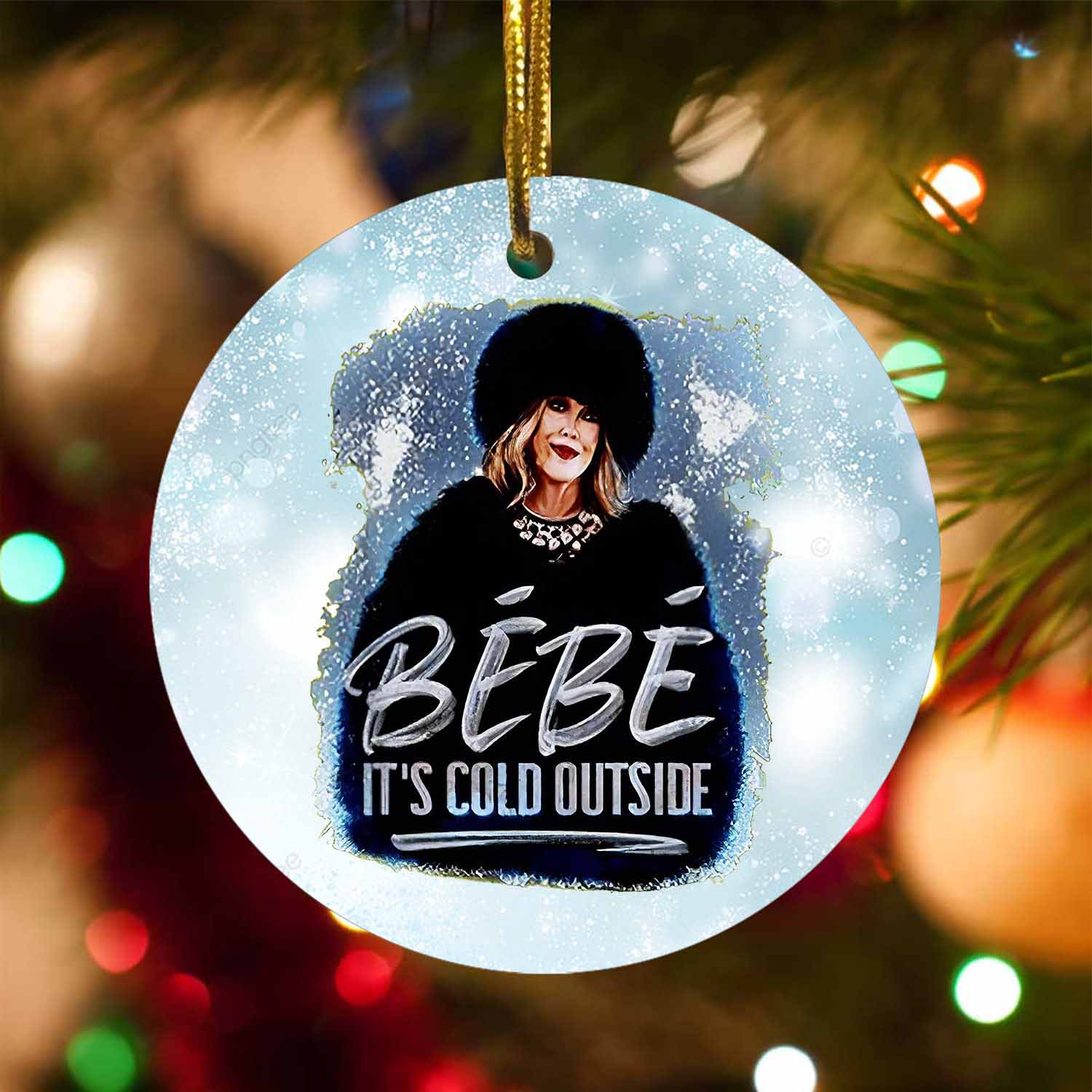 Moira Rose Schitts Creek Funny Xmas Christmas Ornament