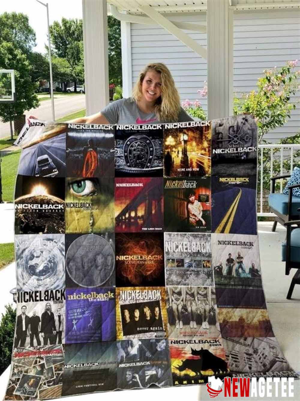 Nickelback Rock Band Sherpa Fleece Blanket