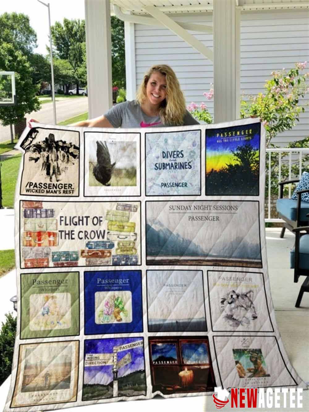 Passenger Singer Pendleton Sherpa Fleece Blanket Gift For Rock Musical Lovers