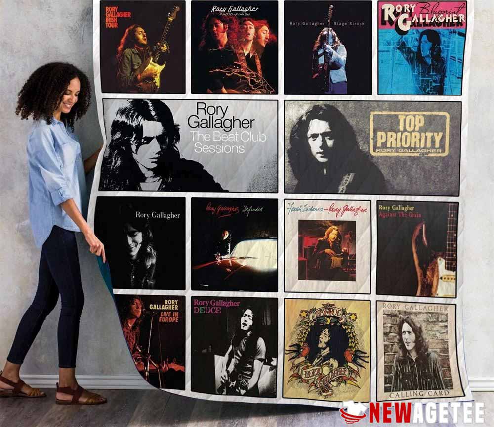 Rory Gallagher Albums Fleece Throw Blanket