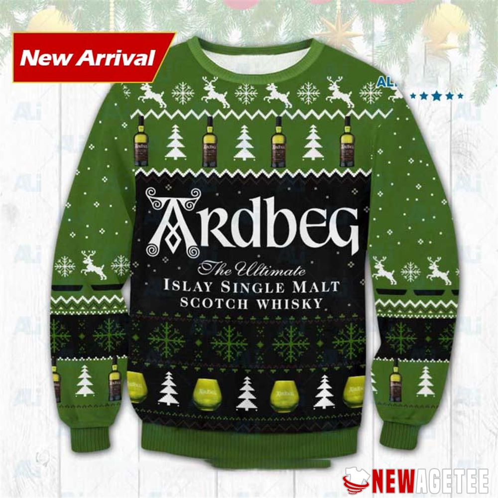 Scotch Ardbeg Ugly Christmas Sweater
