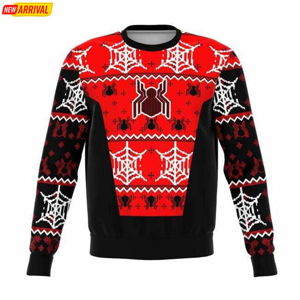 Spiderman Uniform Ugly Christmas Sweater