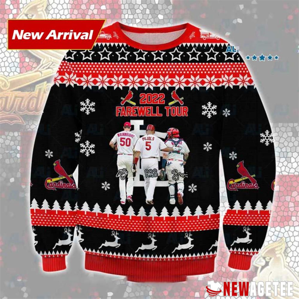 St Louis Cardinals 2022 Farewell Tour Ugly Christmas Sweater