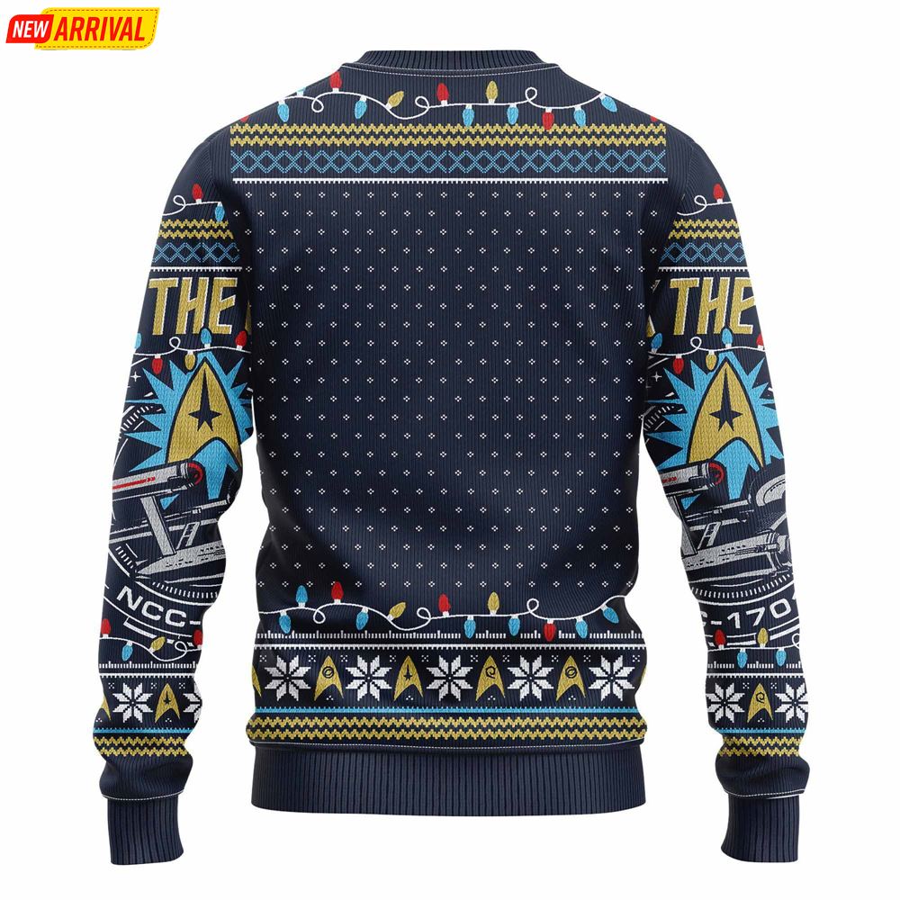 Star Trek The Halls Ugly Christmas Sweater
