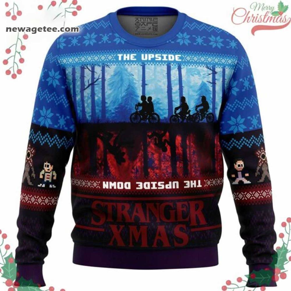 Stranger Things The Upside Ugly Christmas Sweater Stranger Things The Upside Ugly Christmas Sweater