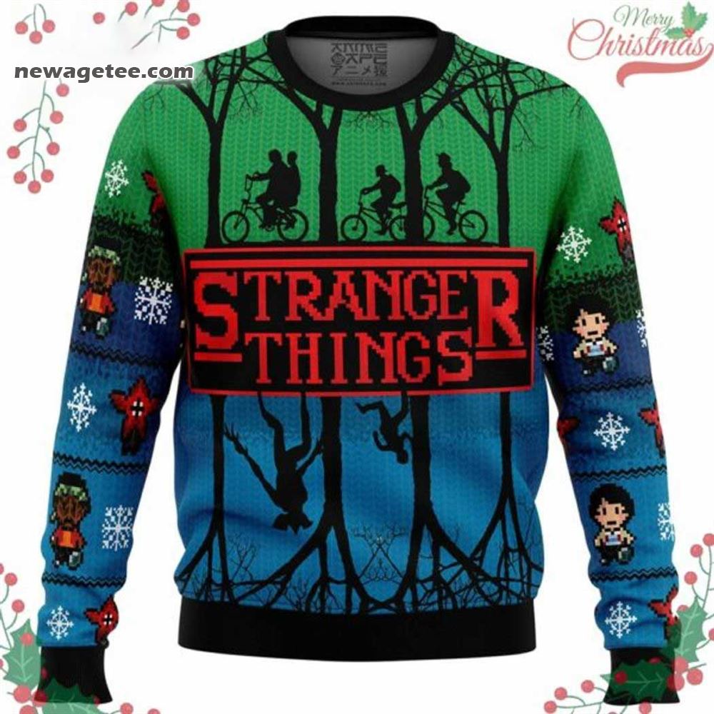 Stranger Things Ugly Christmas Sweater Stranger Things Ugly Christmas Sweater