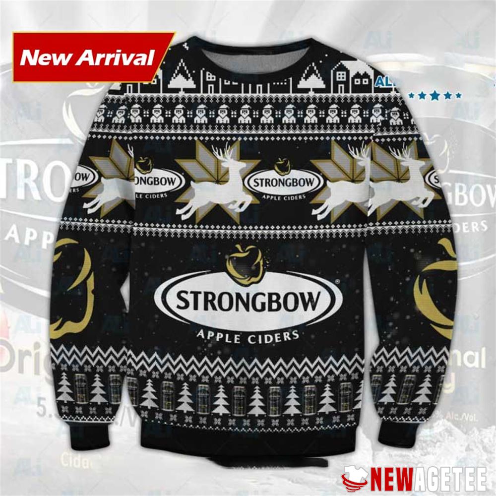 Strongbow Apple Ciders Ugly Christmas Sweater Strongbow Apple Ciders Ugly Christmas Sweater