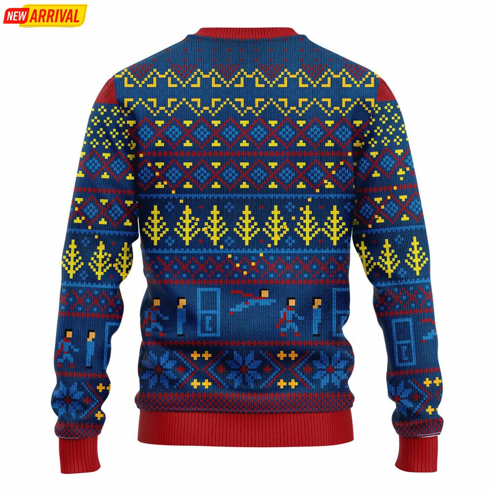 Superman Comic Ugly Christmas Sweater