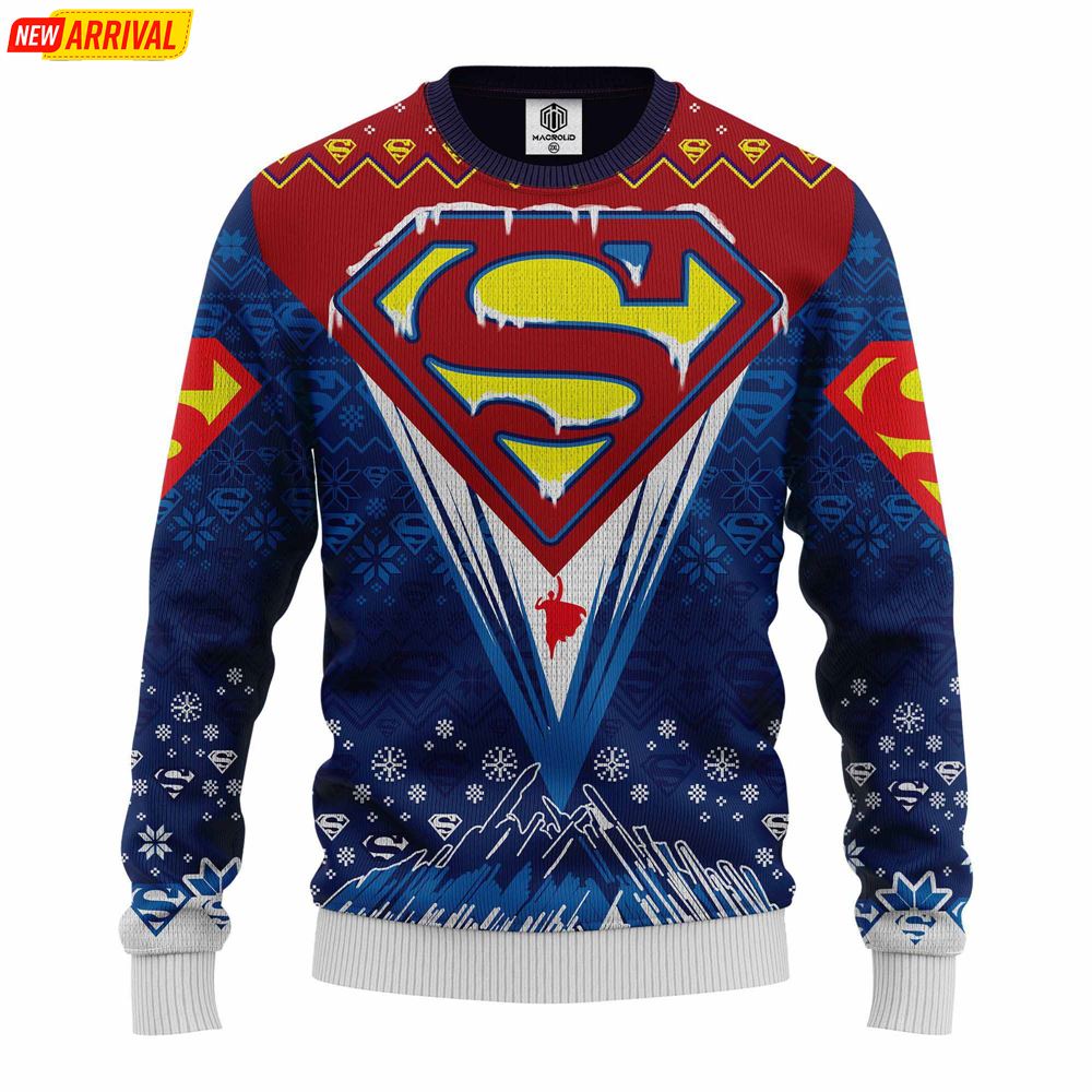 Superman Dc Ugly Christmas Sweater