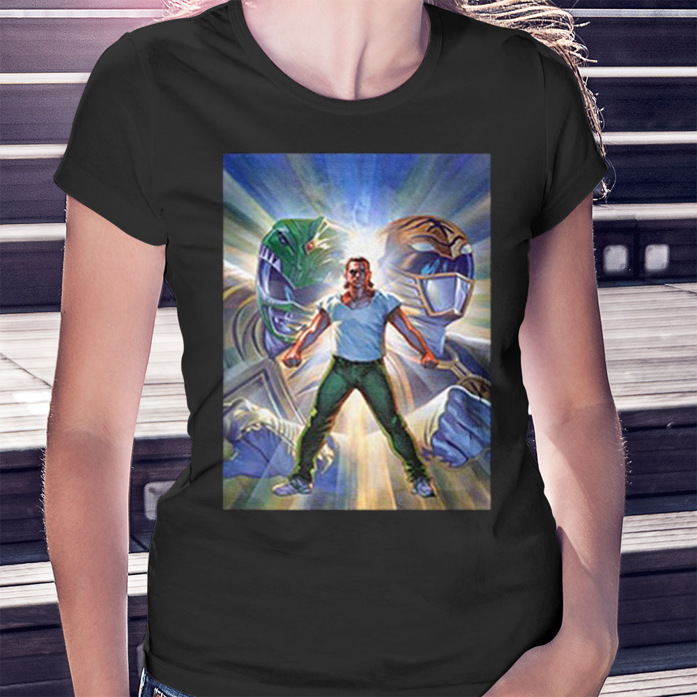 Rip Jason David Frank Shirt Tommy Oliver Power Rangers Green-white Ranger Shirt Rip Jason David Frank Shirt Tommy Oliver Power Rangers Green-white Ranger Shirt