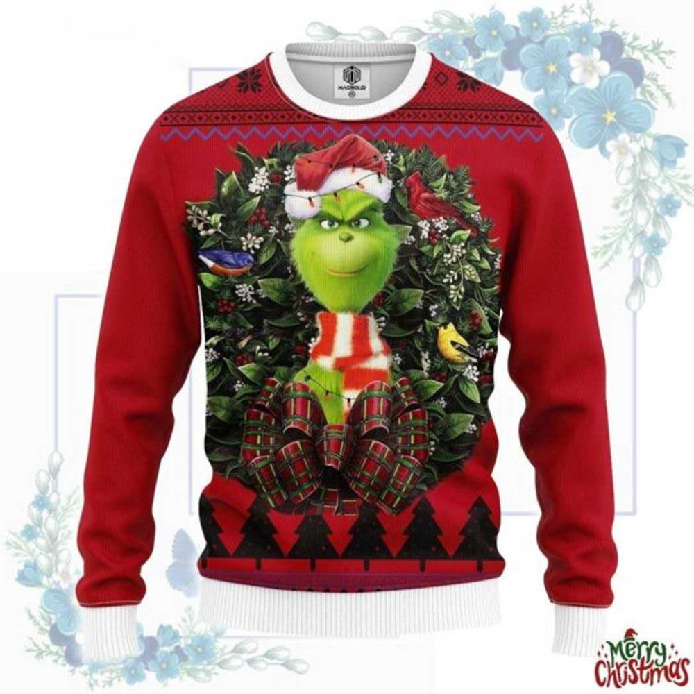 The Grinch Christmas Circle Ugly Christmas Sweater