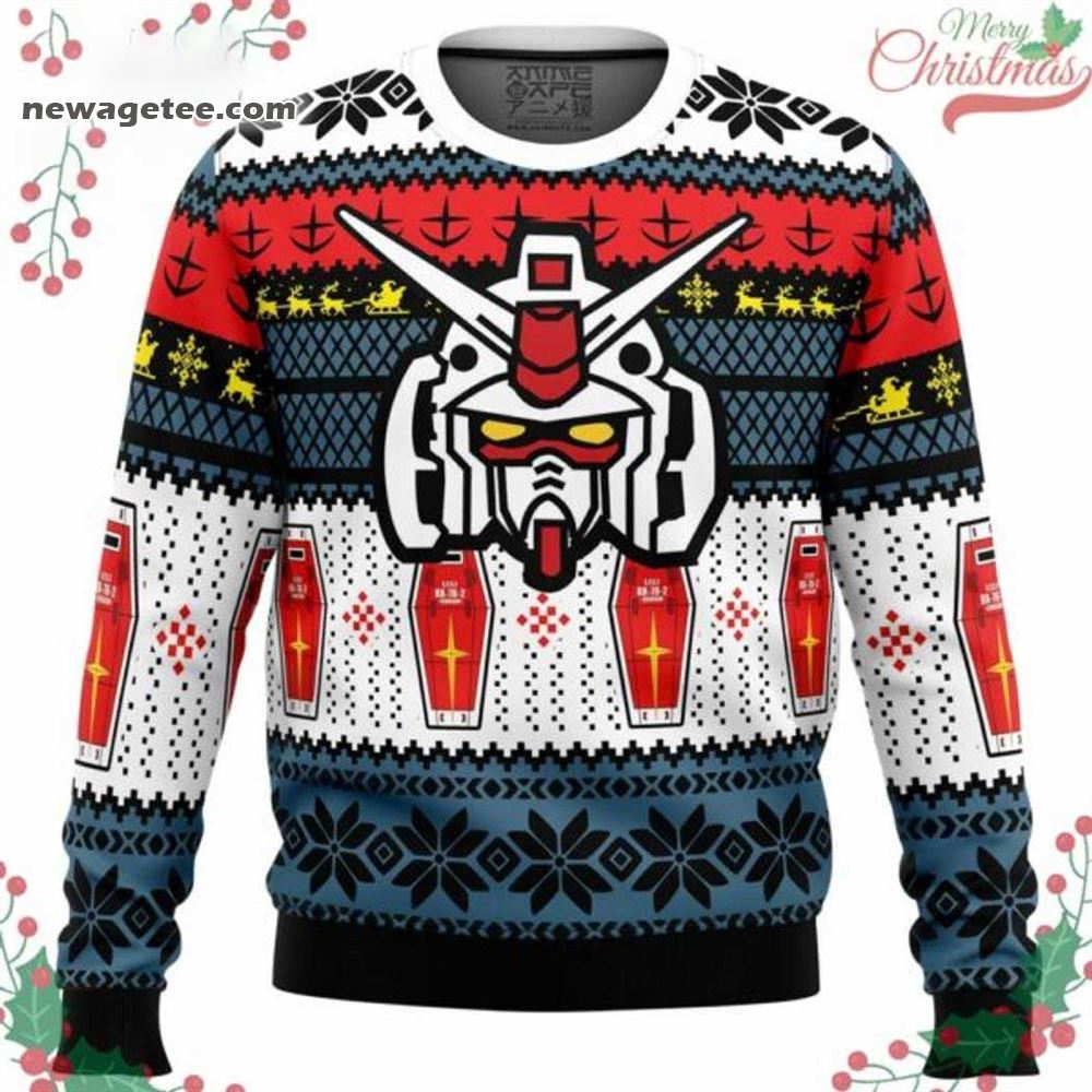 The Gundam Rx 78 Gundam Ugly Christmas Sweater