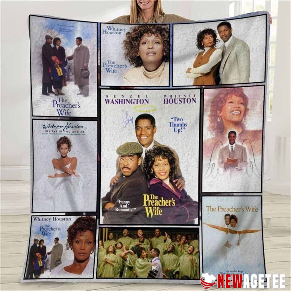 The Preachers Wife Vintage 90s Chrismtas Funny Movie Sherpa Fleece Blanket