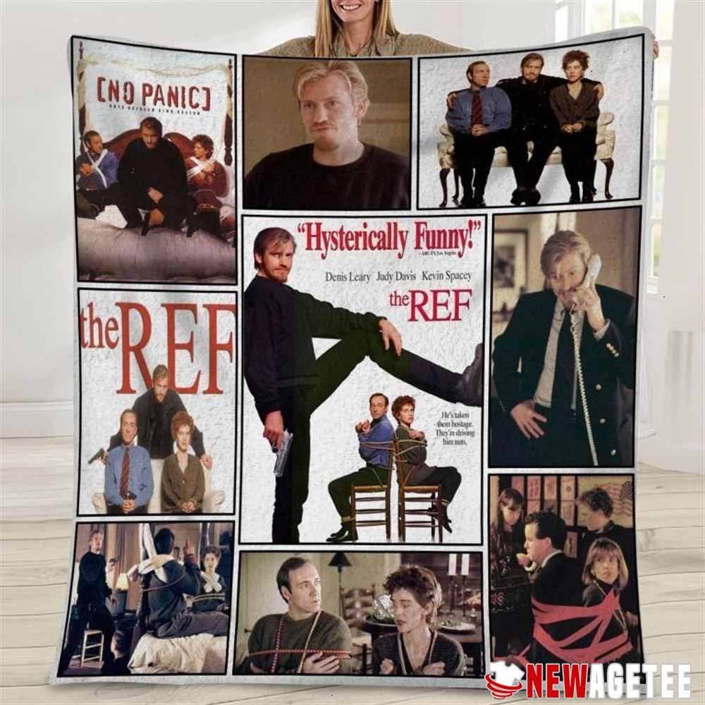 The Ref Vintage 90s Chrismtas Funny Movie Fleece Throw Blanket Gifts For R B And Soul Music Fans