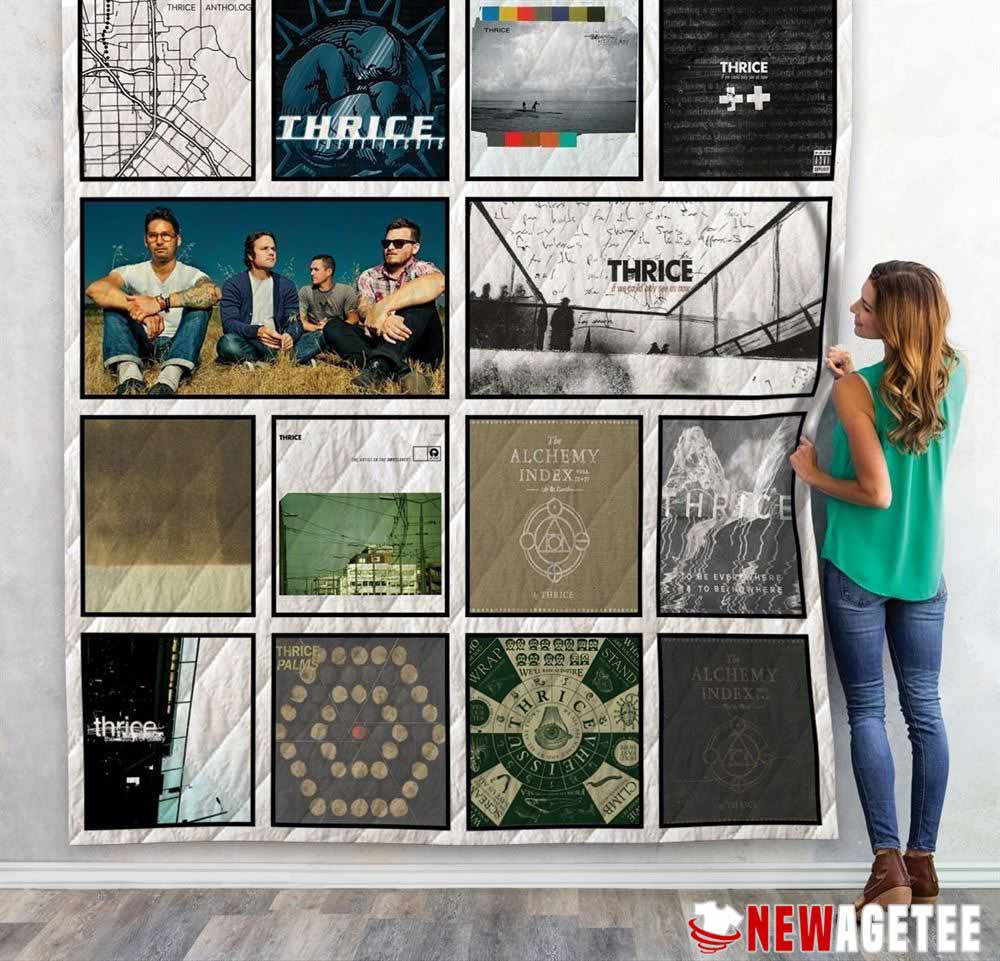 Thrice Rock Band Albums Queen Size Fleece Blanket Rock Music Gifts Thrice Rock Band Albums Queen Size Fleece Blanket Rock Music Gifts