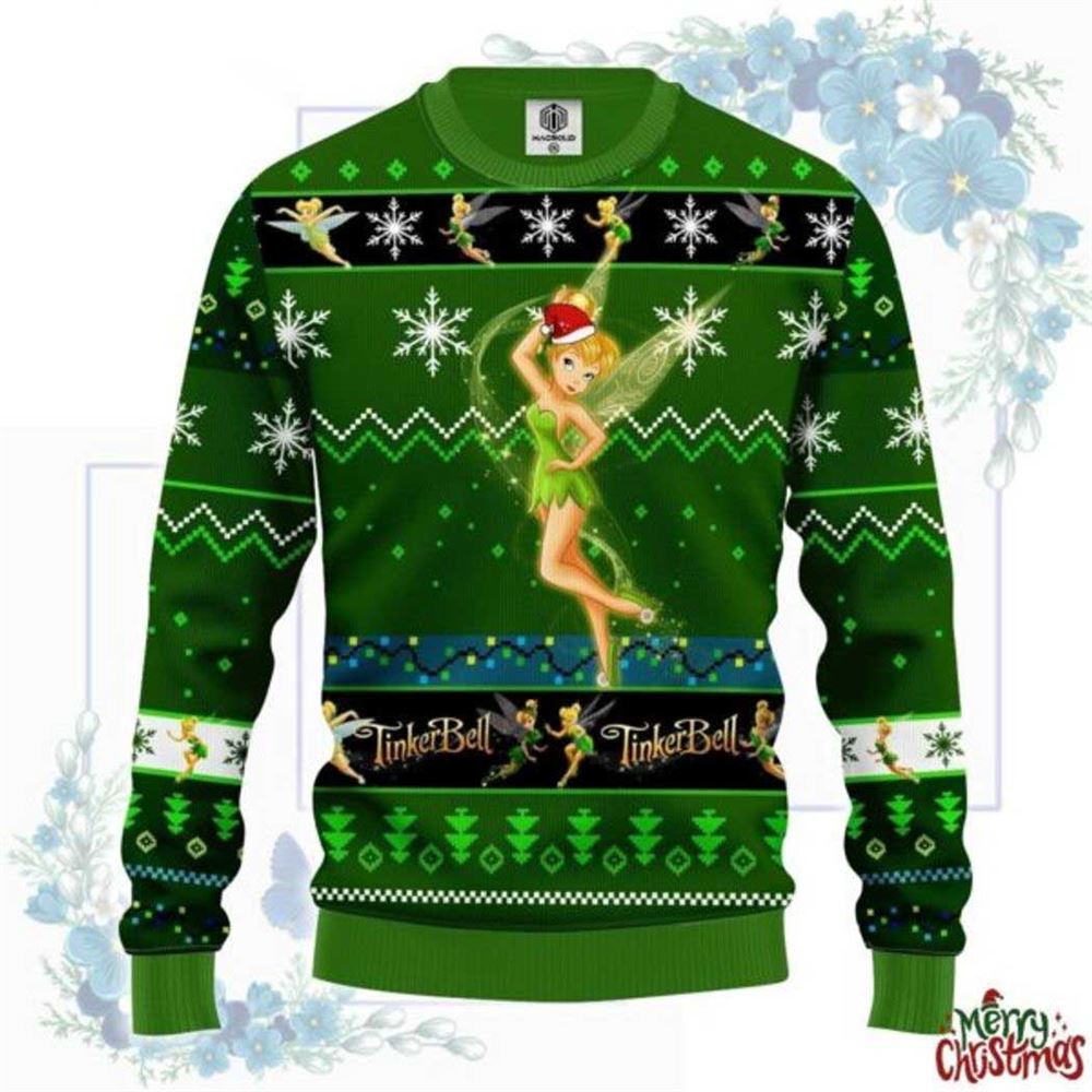 Tinker Bell Ugly Christmas Sweater Tinker Bell Ugly Christmas Sweater