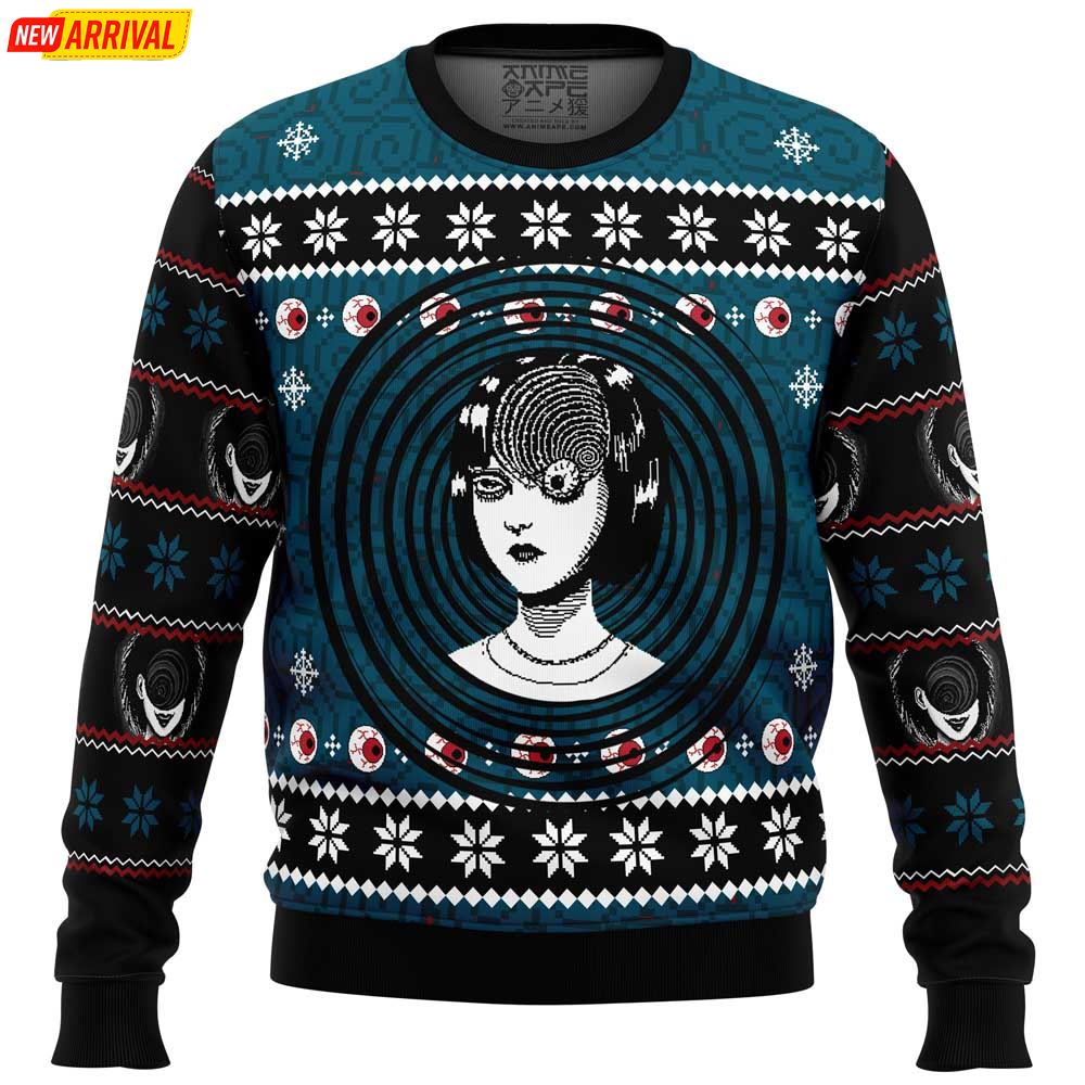 Uzumaki Junji Ito Ugly Christmas Sweater
