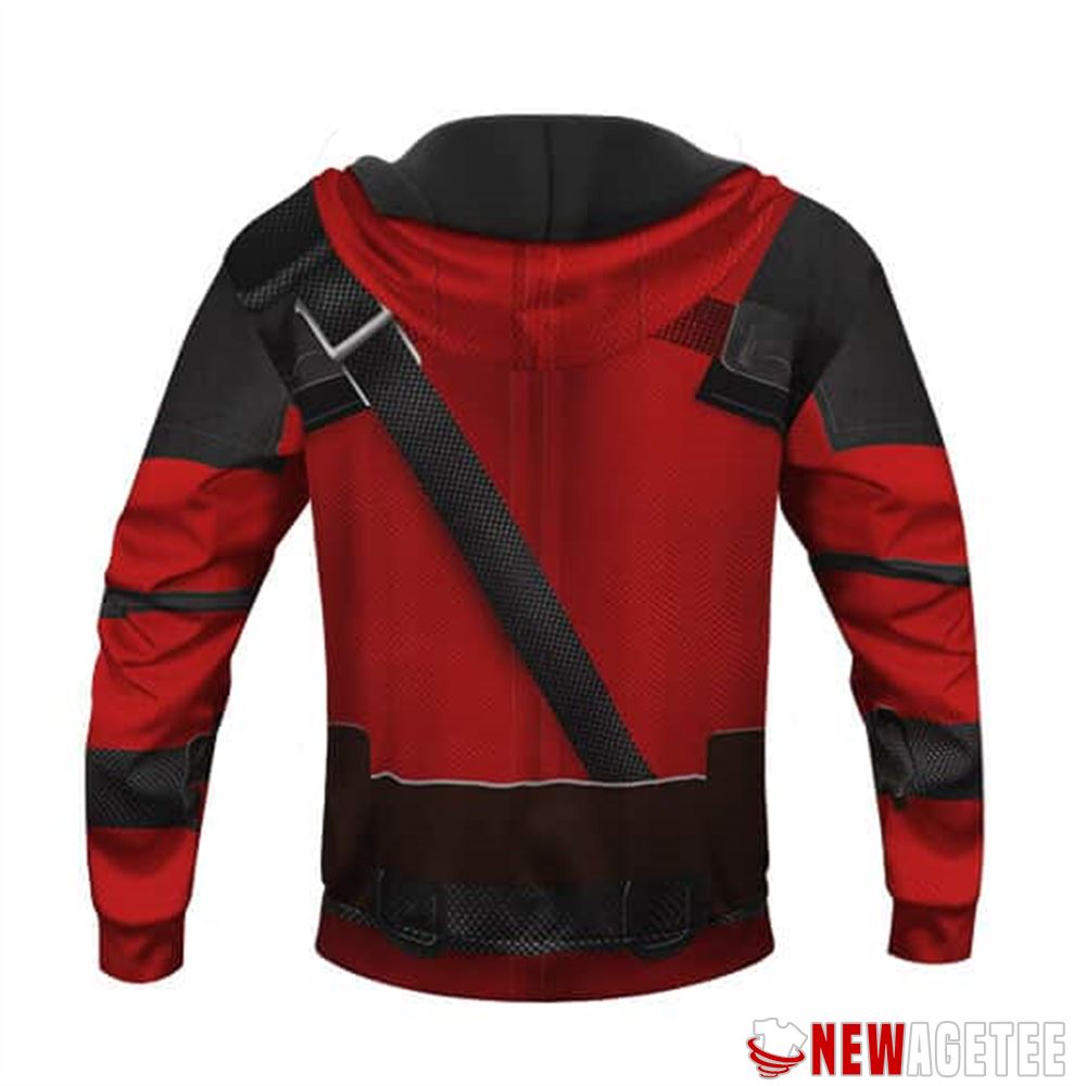 Wade Wilson Deadpool Uniform Costume Suit Hoodie