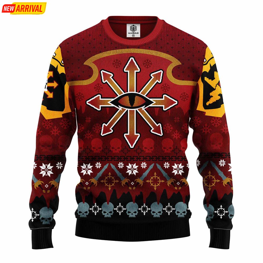 Warhammer 40k Red Ugly Christmas Sweater Warhammer 40k Red Ugly Christmas Sweater