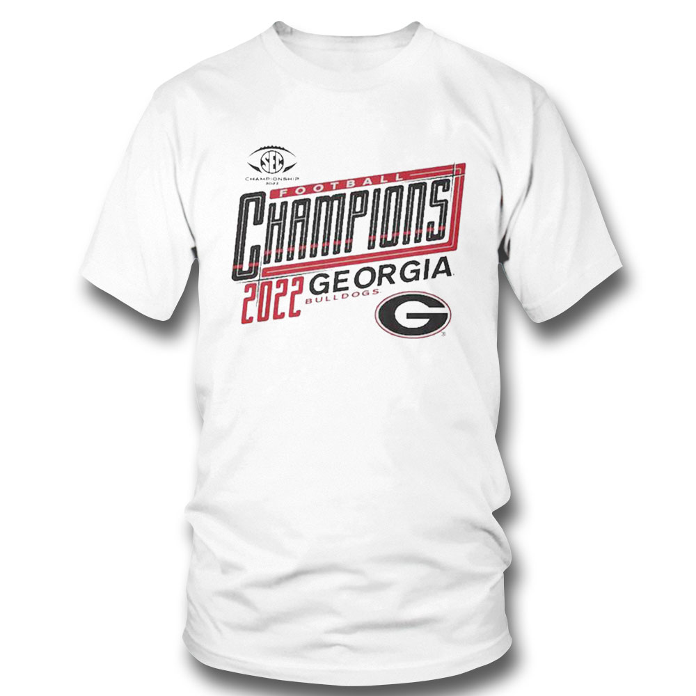 Georgia Bulldogs 2022 Sec Football Conference Champions Shirt Hoodie